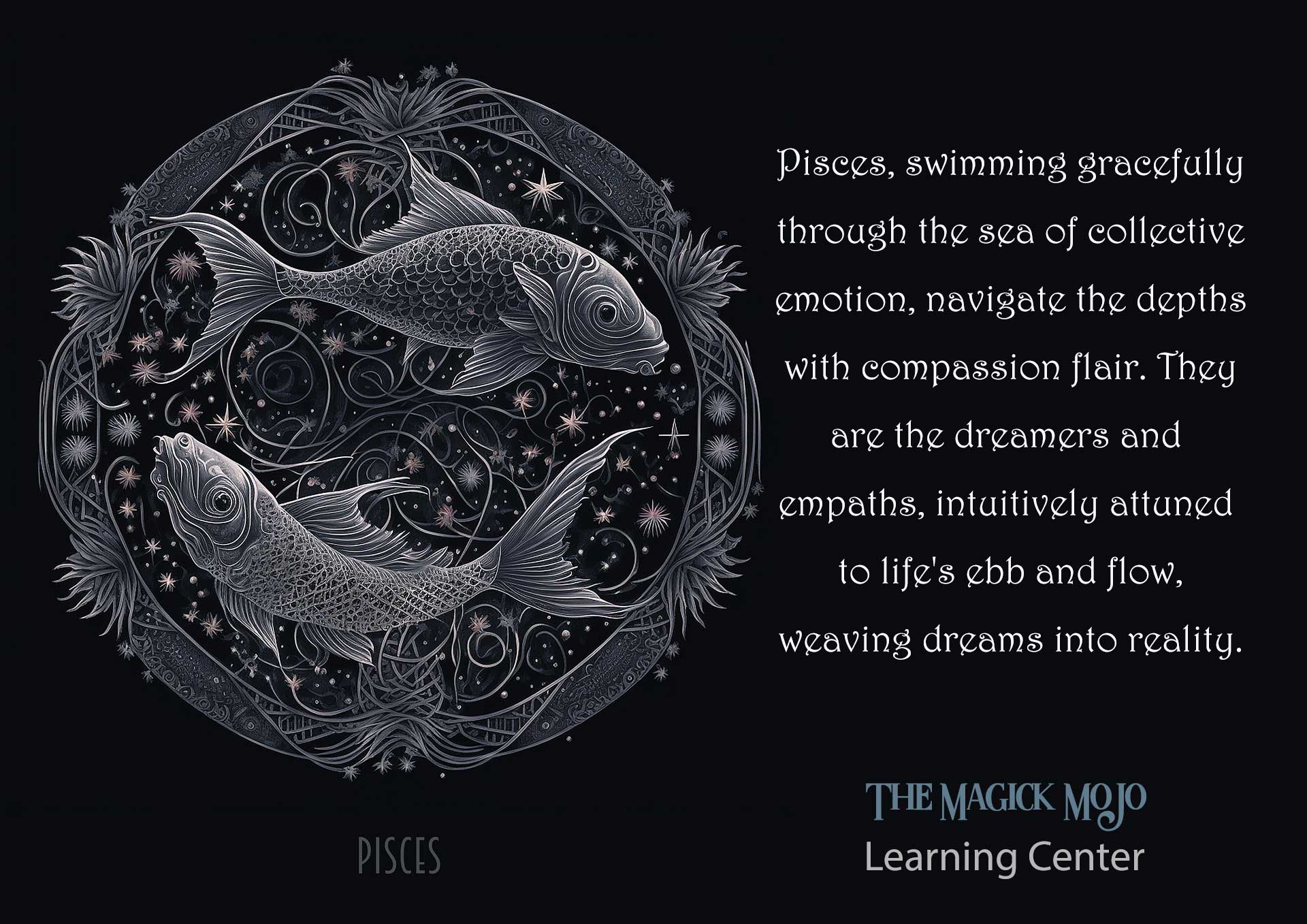 Feb 19 – Mar 20 | Pisces: The Fish’s Path