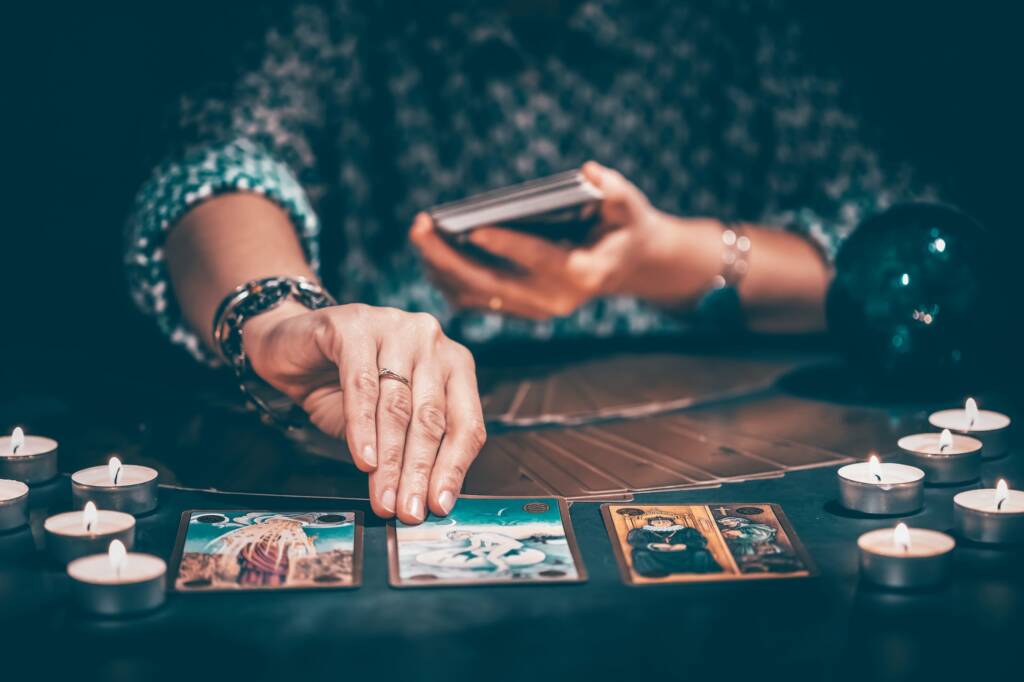 Image of a Three Card Tarot Reading