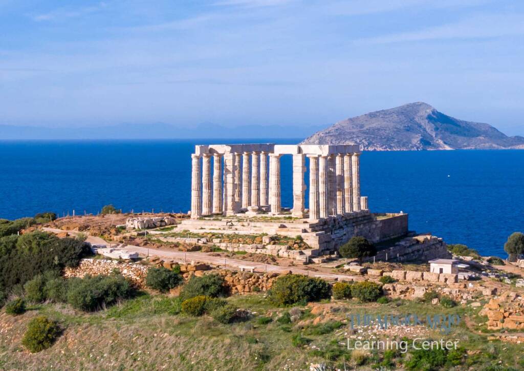 Temple of Poseidon at Cape Sounio, Greece